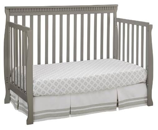 Westwood Design Emery Gray Convertible Slat Crib-3