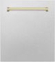 ZLINE Autograph Edition Tallac 24" Fingerprint Resistant Satin Stainless Steel Dishwasher Panel-0