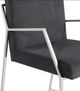 Bassett Mirror Polygon 2-Piece Gray Dining Chair-3