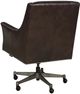 Fairfield® Wriggly Black Nickel/Coffee Office Swivel Chair-3