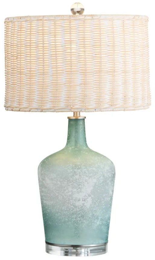 Crestview Collection Rainey Blue Table Lamp-1