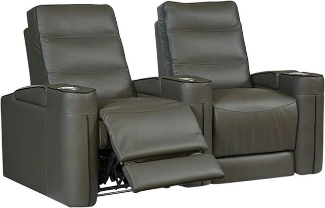 Palliser® Furniture Customizable Beckett 2-Piece Curved Power Reclining Theater Seating with Power Headrest, Lumbar support-0