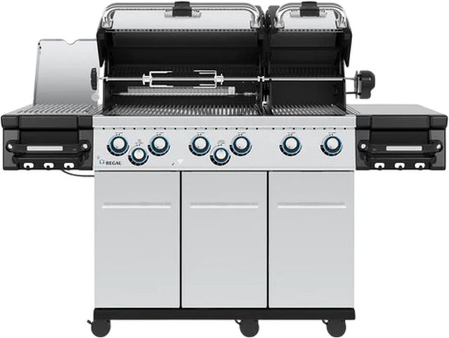 Broil King® Regal S 690 PRO 6-Burner Stainless Steel Freestanding Liquid Propane Grill-1