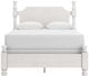 Signature Design by Ashley® Chadworth Antique White Queen Poster Bed-2