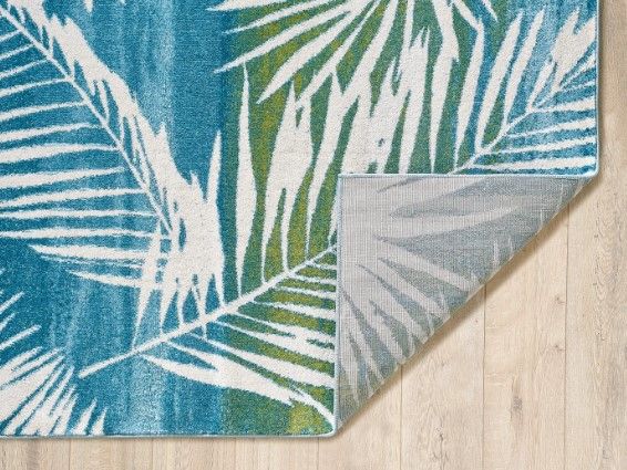 KAS Rugs Stella Green Palms 5'x8' Area Rug-2
