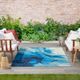 Nourison Home™ Color Splash Blue/Ivory 5'x7' Modern Area Rug-1