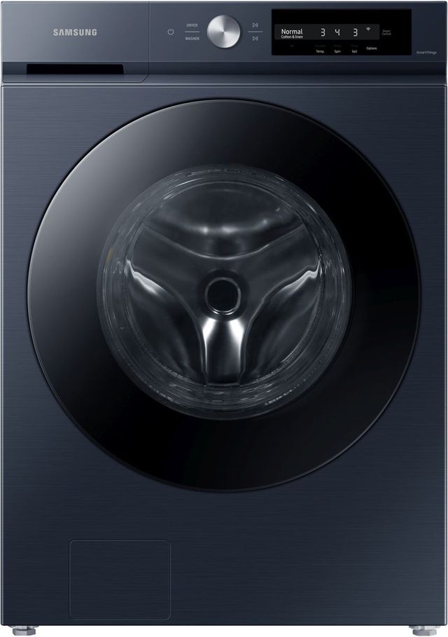 Samsung Bespoke 6700 Series 4.6 Cu. Ft. Brushed Navy Front Load Washer-0