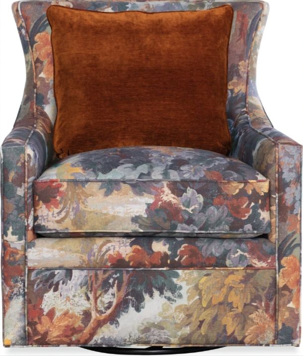 Craftmaster® Customizable Craftmaster Essentials 37" Swivel Chair-2