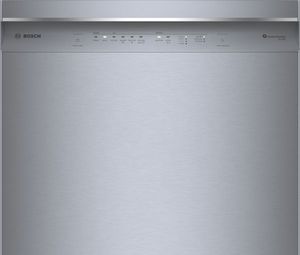 Bosch® 300 Series 24" Stainless Steel Front Control Built In Dishwasher