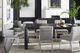 Vanguard® Furniture Customizable Groove Dining Table with Extension Leaf-2
