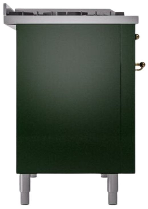 Ilve® Nostalgie II Series 48" Emerald Green Pro Style Dual Fuel Range-1