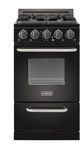 Unique® Appliances Classic 20" Black Freestanding Liquid Propane Gas Range-0