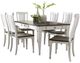 Liberty Furniture Allyson Park 7-Piece Charcoal/Wirebrushed White Rectangular Table Set-0