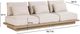 TOV Furniture Mora Cream 96" Fabric/Wicker Outdoor Sofa-2