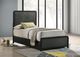 Coaster® Cavelle Black Youth Twin Upholstered Panel Bed-1