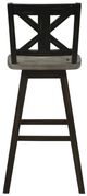 Homelegance® Amsonia Black Sand/Distressed Gray Pub Height Chair-3