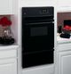 GE 24" Black Built-In Single Gas Wall Oven-1