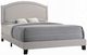 ACME Furniture Garresso Fog Queen Upholstered Panel Bed-0