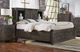 A-America® Sun Valley Charcoal Queen Storage Panel Bed-1