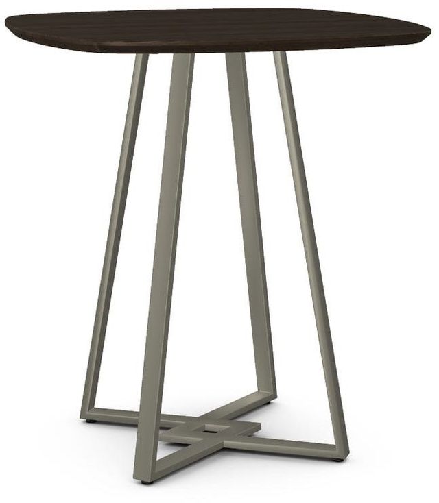 Amisco Dirk Solid Ash Square Rounded Edges Bar Table-0