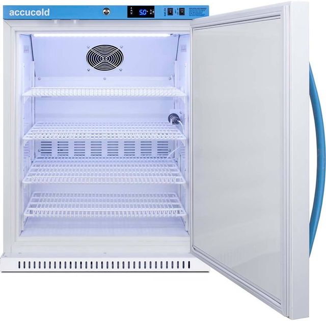 Accucold® 24" 6.0 Cu. Ft. White Built-In or Freestanding Vaccine Refrigerator-1