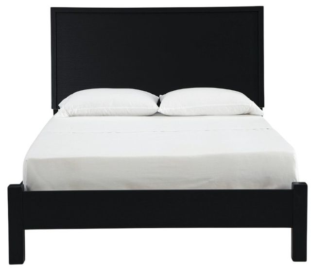 Signature Design by Ashley® Danziar Black Full Panel Bed-2