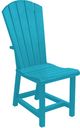 C.R. Plastic Generation Line Turquoise Addy Dining Chair-0