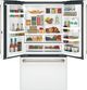 Café™ 3" 23.1 Cu. Ft. Matte White Counter Depth French Door Refrigerator-3