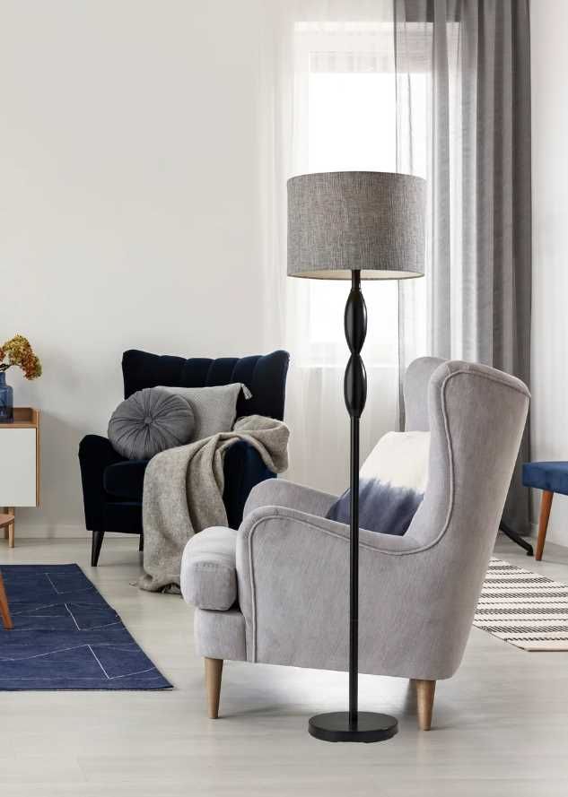 Adesso® Lance Black Floor Lamp-4