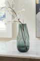 Signature Design by Ashley® Beamund 2-Piece Teal Blue Vase Set-1