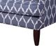 Olliix by Madison Park Blue/White Colton Track Arm Club Chair-3
