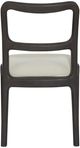 Bernards Pagosa Dark Brown/Ivory Wood Back Dining Chair-3