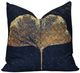 StyleCraft Norman Wyatt Home Gilded Ginkgo 24x24 Throw Pillow-0