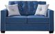 Furniture of America® Ravel Blue Loveseat-0