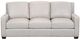 USA Premium Leather Furniture 6350 Pebble Bone Sofa-2