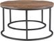Powell® Wynter Brown Nesting Coffee Table with Black Frame-4