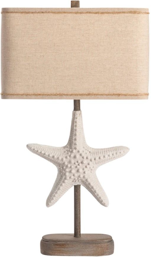Crestview Collection Starfish White Table Lamp-1