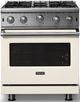 Viking® 5 Series 30" Pure White Natural Gas Pro Style Range-3