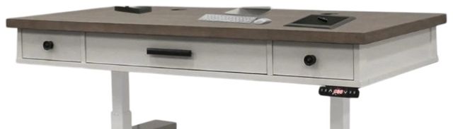 Parker House® Americana Modern Brown Lift Desk with Cotton Base-2