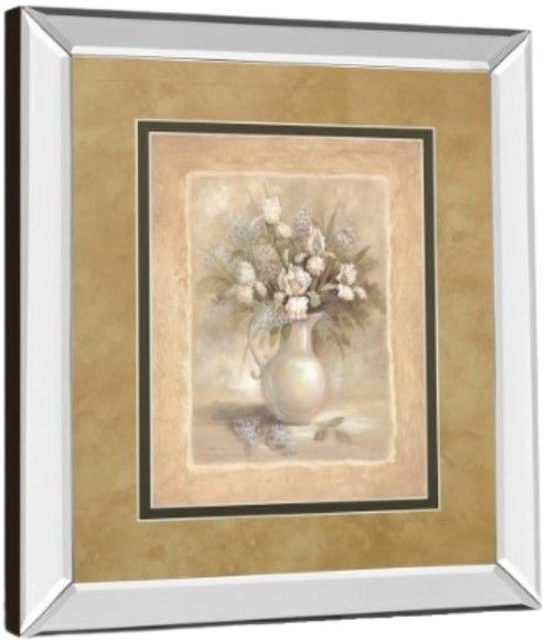 Classy Living Vivian Flasch White Bounty I Wall Art-3
