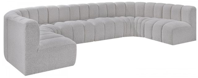Meridian Furniture Arc 8-Piece Gray Sectional-0