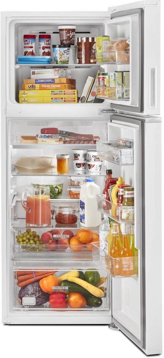 Whirlpool® 24" 12.9 Cu. Ft. White Counter Depth Top Freezer Refrigerator-3