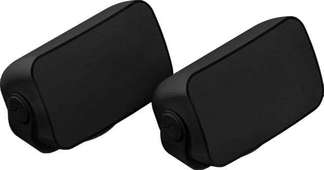Sonos® by Sonance® Black Outdoor Surface Mount Speaker Pair