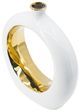A & B Home Gold/White Vase-3