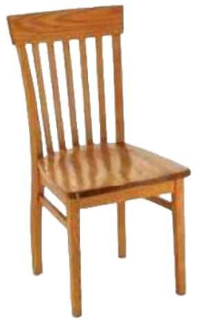 Members Amish Customizable Heritage Woodcrafters Venice Dining Side Chair-0