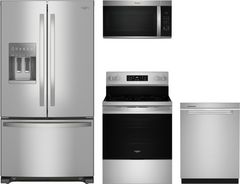 Whirlpool® 4 Piece Stainless Steel Kitchen Package