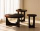 International Furniture Direct Raramuri Brown Chairside Table-1