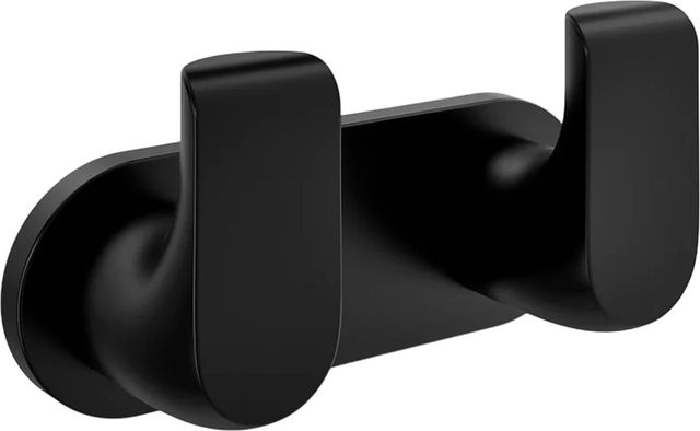 KOHLER® Avid® Matte Black Double Robe Hook-0