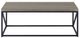 Coaster® Birdie 2-Piece Sonoma Gray Occasional Table with Black Base Set-2
