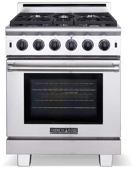 American Range Performer Series 24" Stainless Steel 4" High Stub Back-1